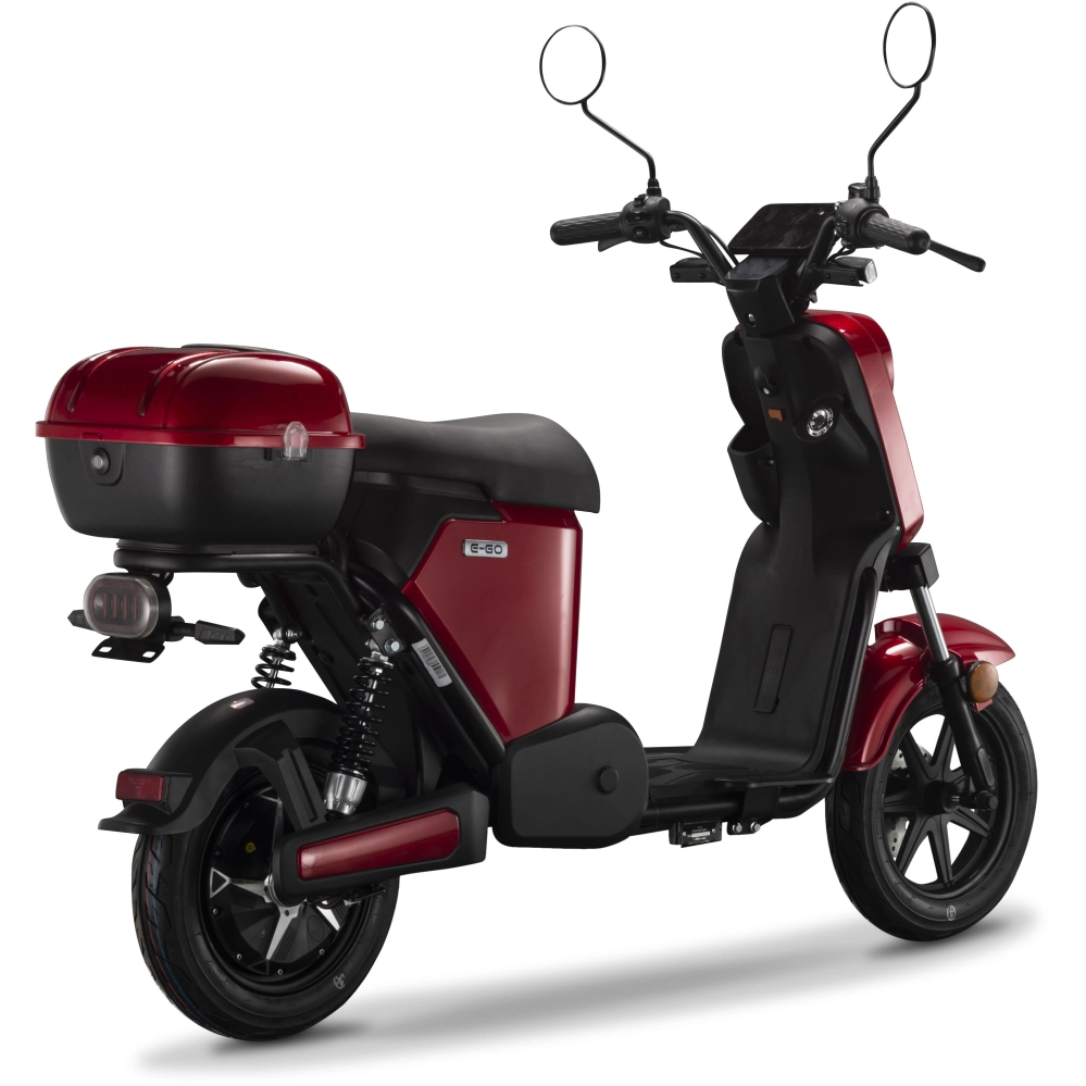  SCOOTERS  - IVA E-GO S2 Rood Achterkant