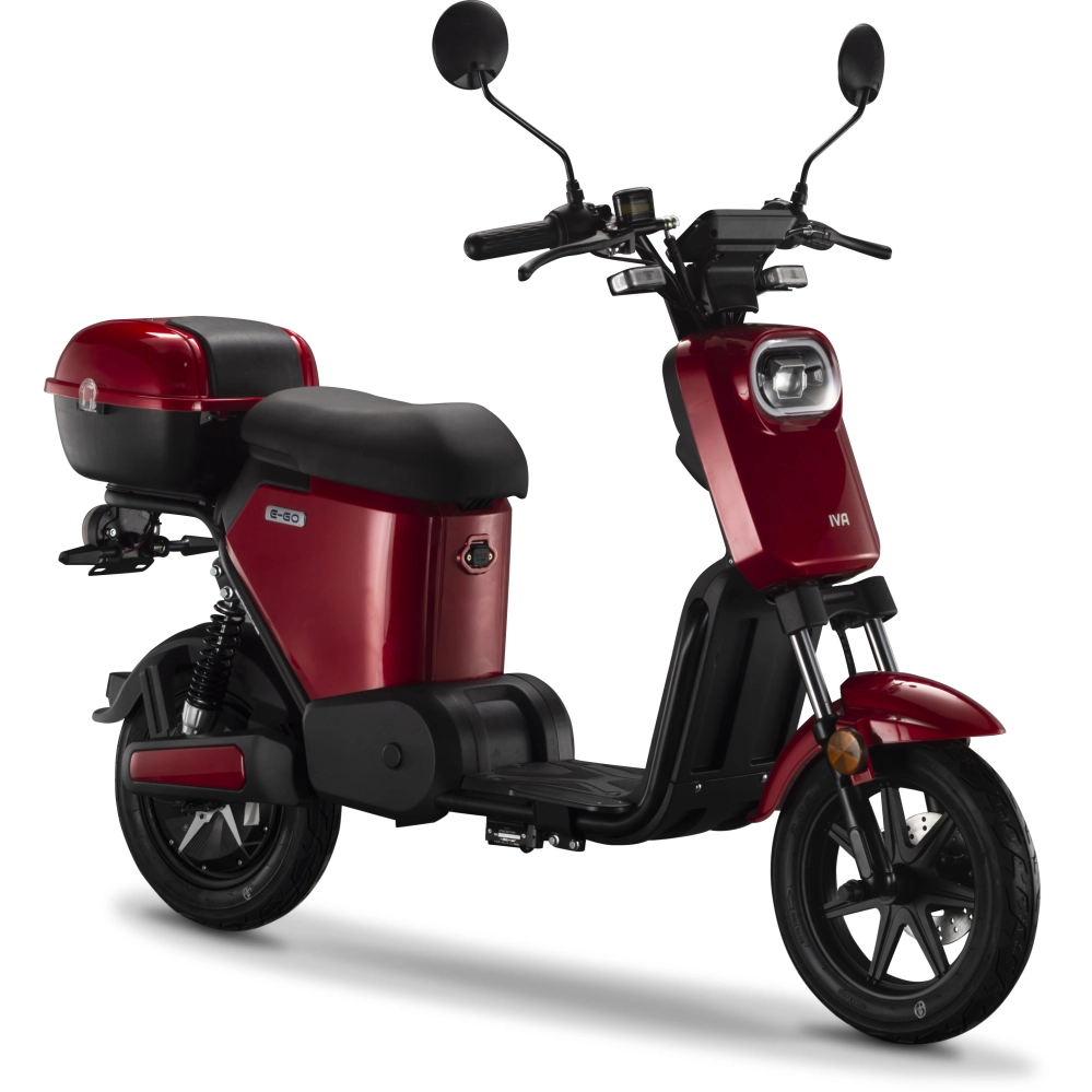  SCOOTERS  - IVA E-GO S2 Rood Voorkant