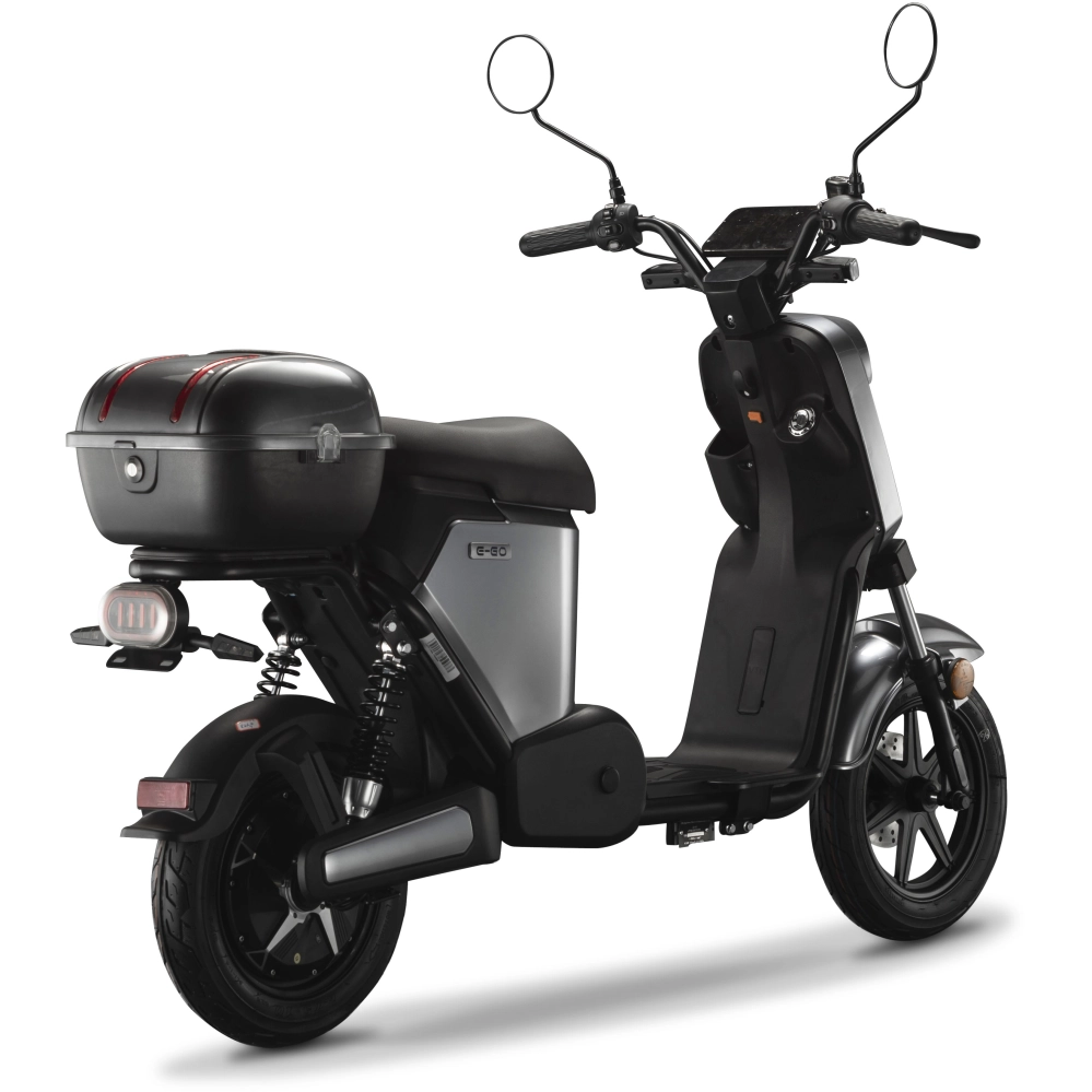  SCOOTERS  - IVA E-GO S2 Zilver Achterkant
