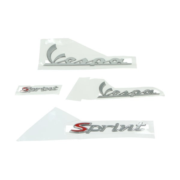 stickers - 38702stickerset vespa sprint chroom